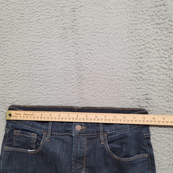Old Navy Jeans Womens 12 Blue‎ Denim Rockstar Super Skin Mid Rise Pockets Casual - Picture 9 of 11
